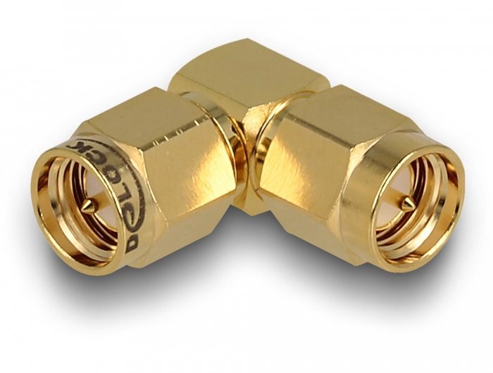 Delock Adaptador Sma Macho A Sma Macho 90°