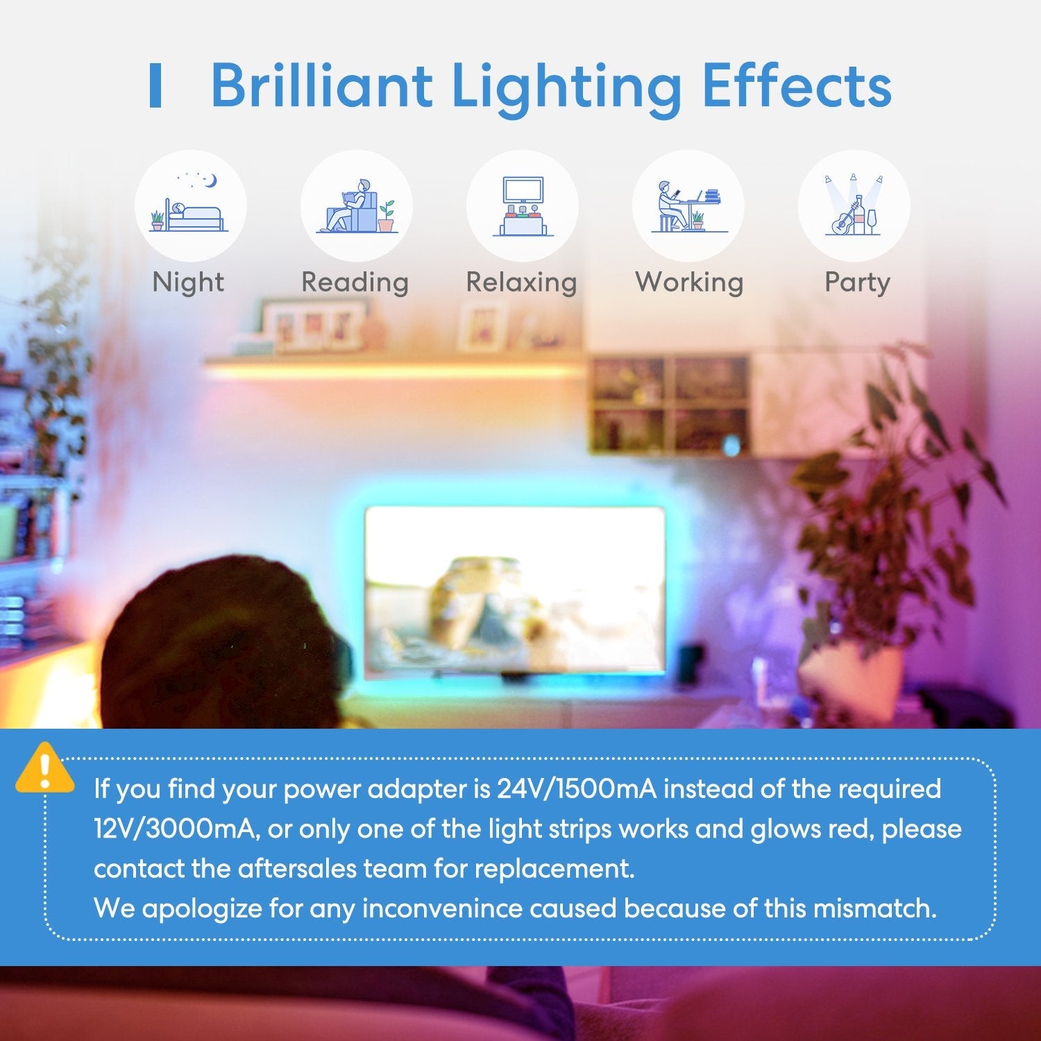 EAN 0680306682706 - Meross MSL320 cinta luminosa Regleta luminosa universal 5 mm imagen 8
