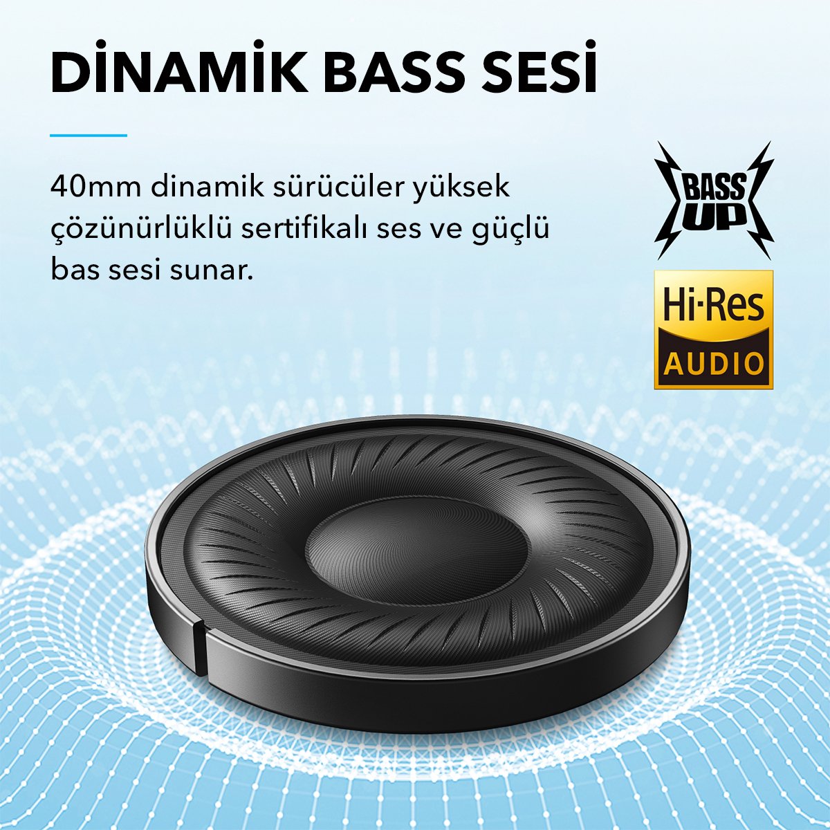 EAN 0194644135720 - Soundcore A3004-Mavi Auriculares Alámbrico Diadema Llamadas/Música USB Tipo C Bluetooth Azul imagen 2