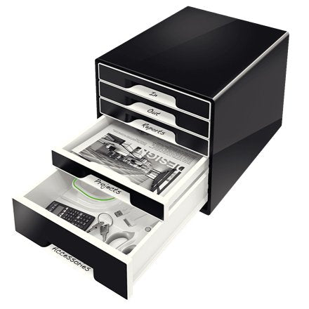 Esselte Leitz Cube - Cajonera - 5 Cajones - Para A4 (210 X 297 Mm)