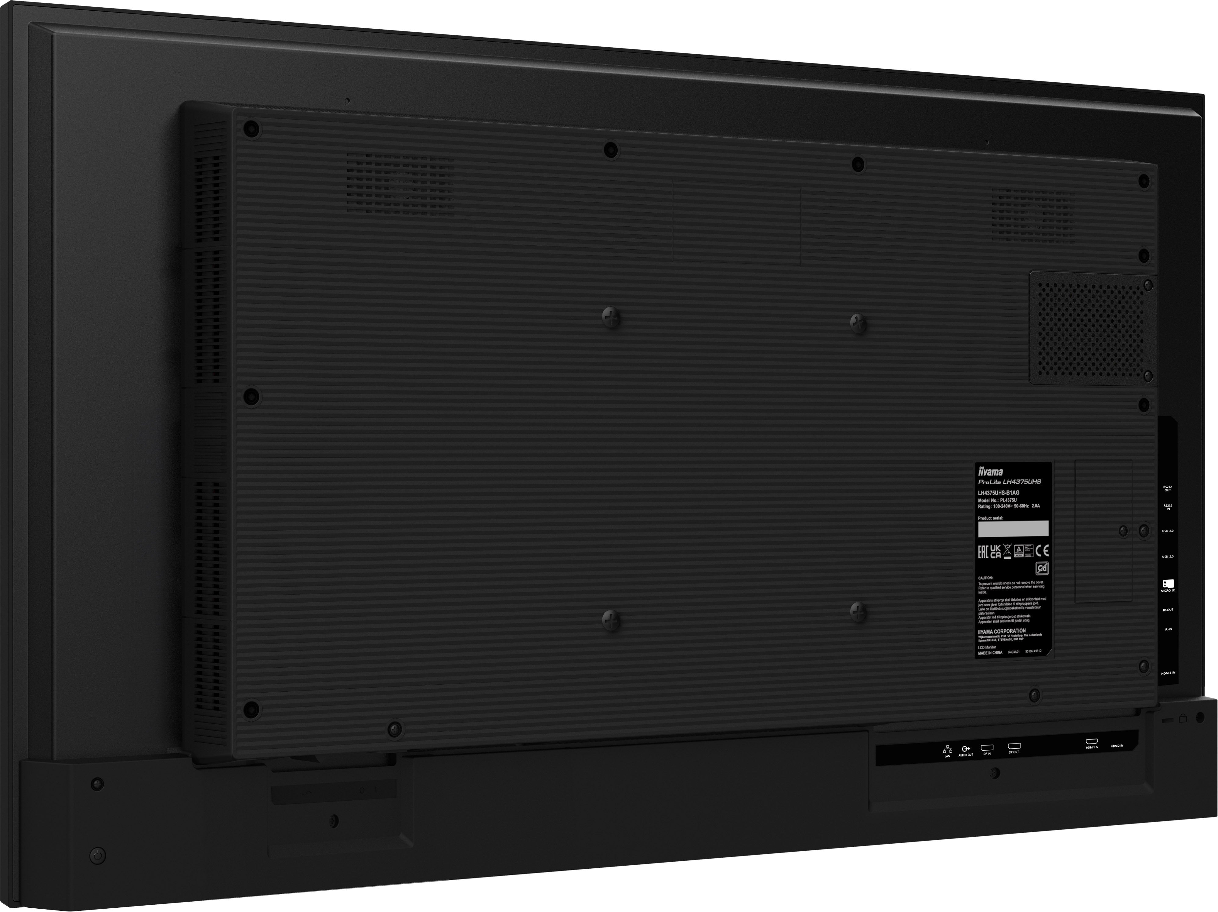Tft 49,5\"/125,7cm Iiyama Prolite Lh5075uhs 24/7 *Negro* 16:9