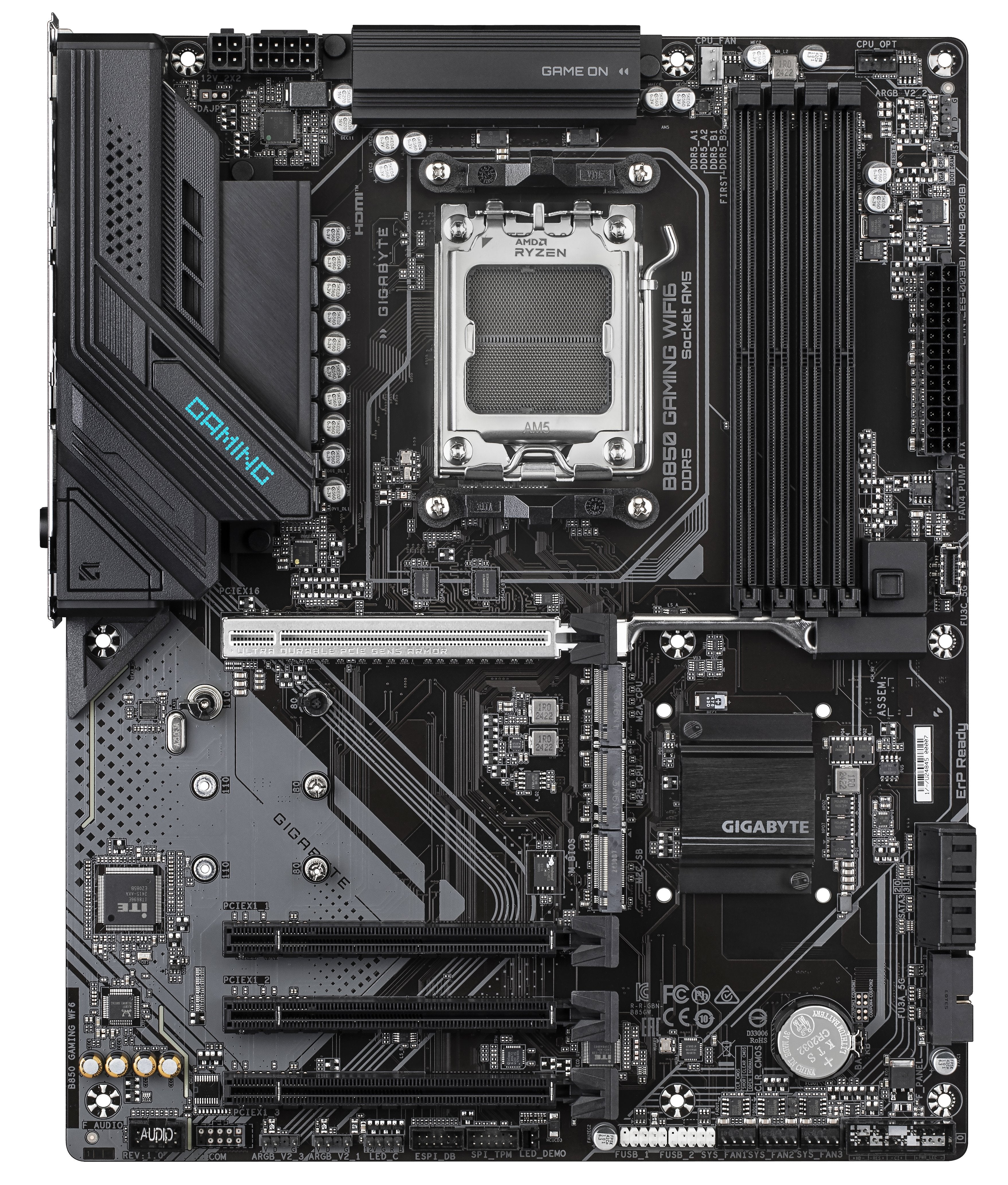 EAN 4719331866631 - GIGABYTE B850 GAMING WIFI6 AMD B850 Zócalo AM5 ATX imagen 2