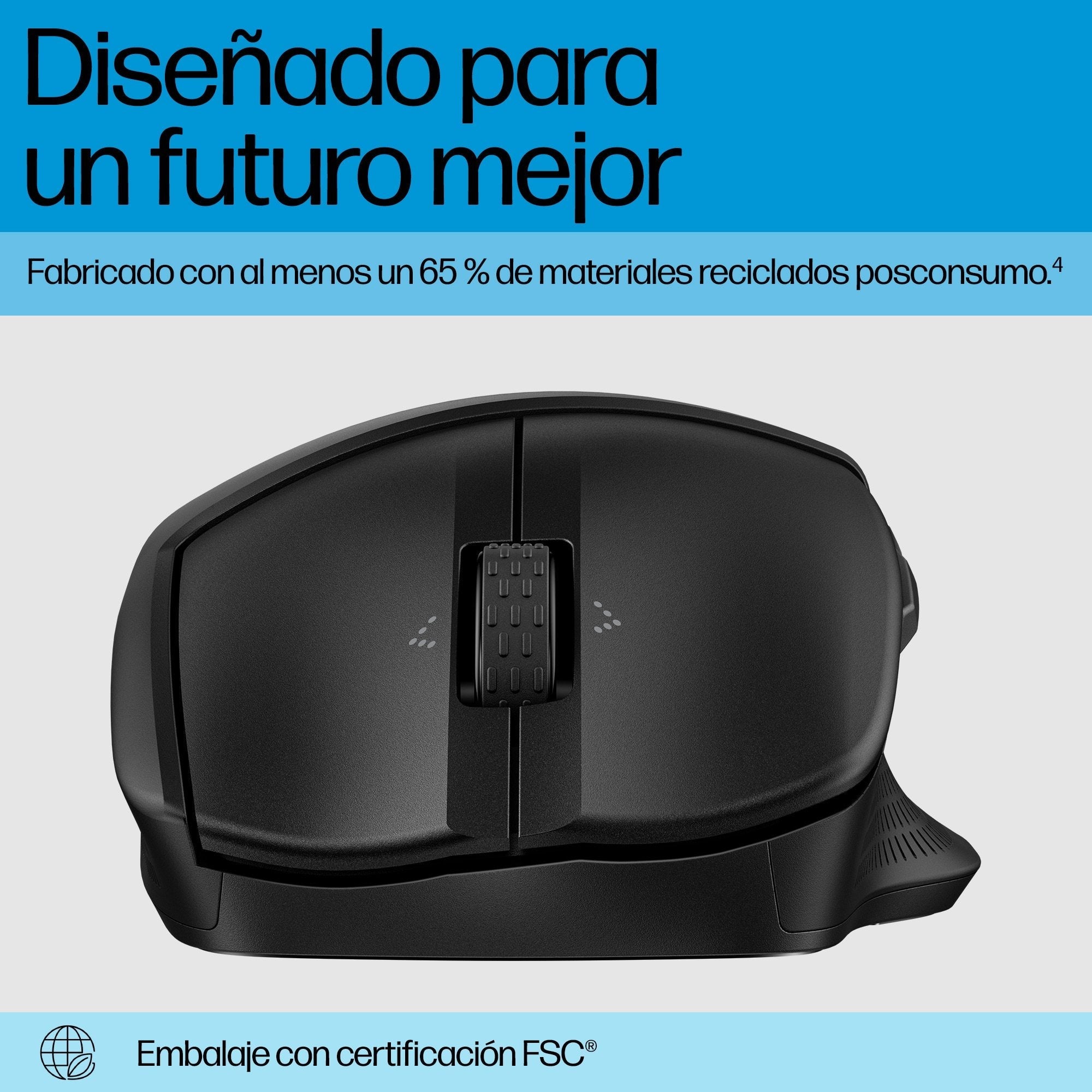 Ratón Inalámbrico Hp 685 Confort Dual Hasta 4000 Dpi Negro