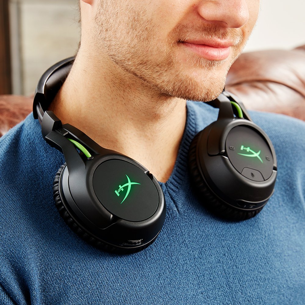 EAN 196188047613 - HyperX CloudX Flight - Wireless Gaming Headset (Black-Green) - Xbox (HX-HSCFX-BK/WW) Inalámbrico De mano L imagen 7