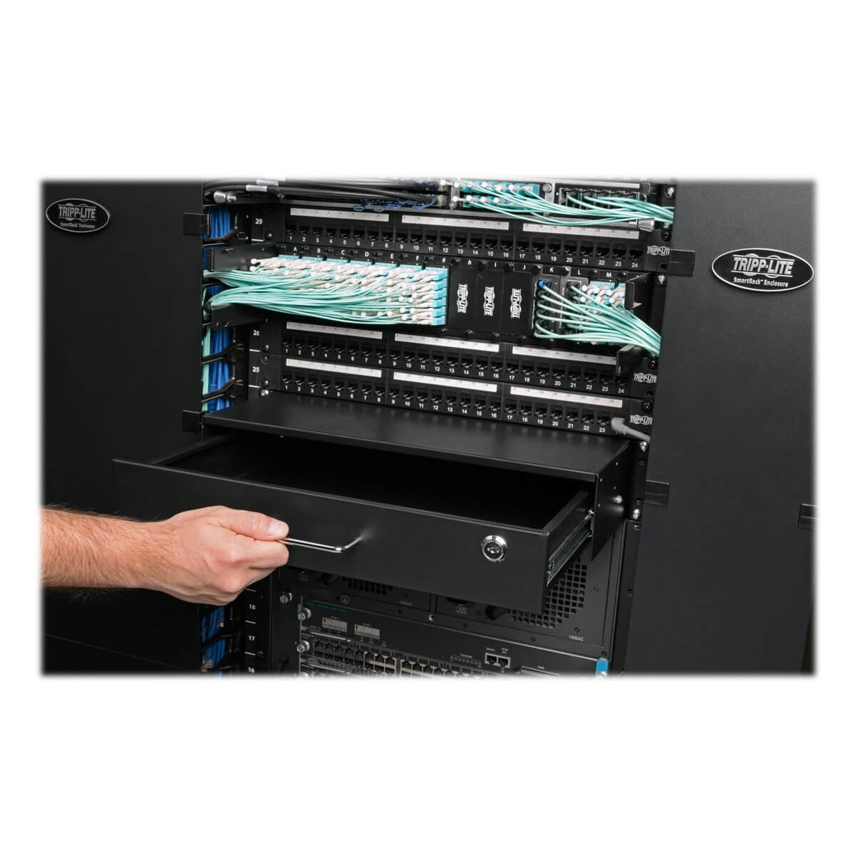 Eaton Tripp Lite Smartrack 2u Locking Rack-Mount Storage Drawer