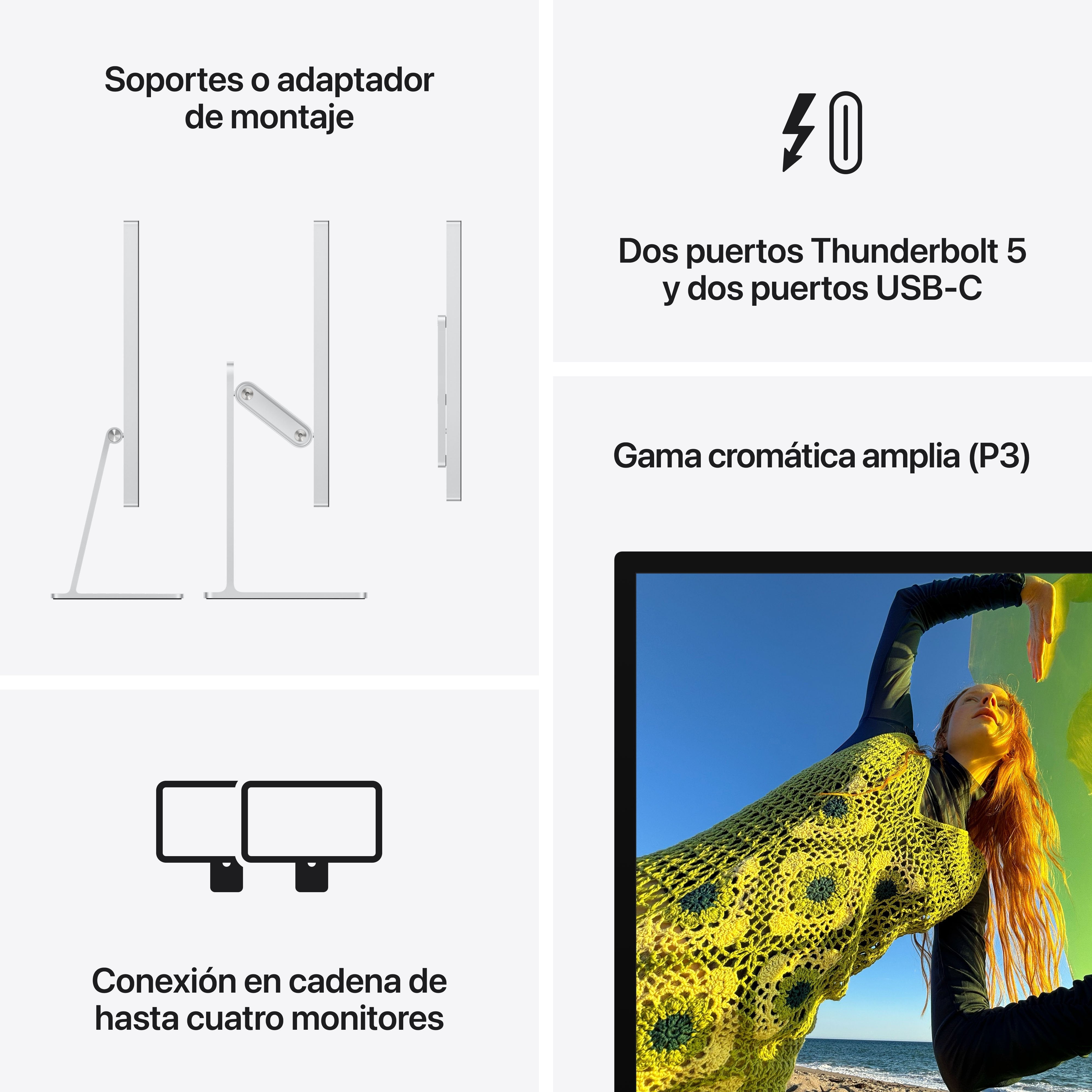 Studio Display - Vidrio Estandar - Soporte Con Inclinacion Ajustable