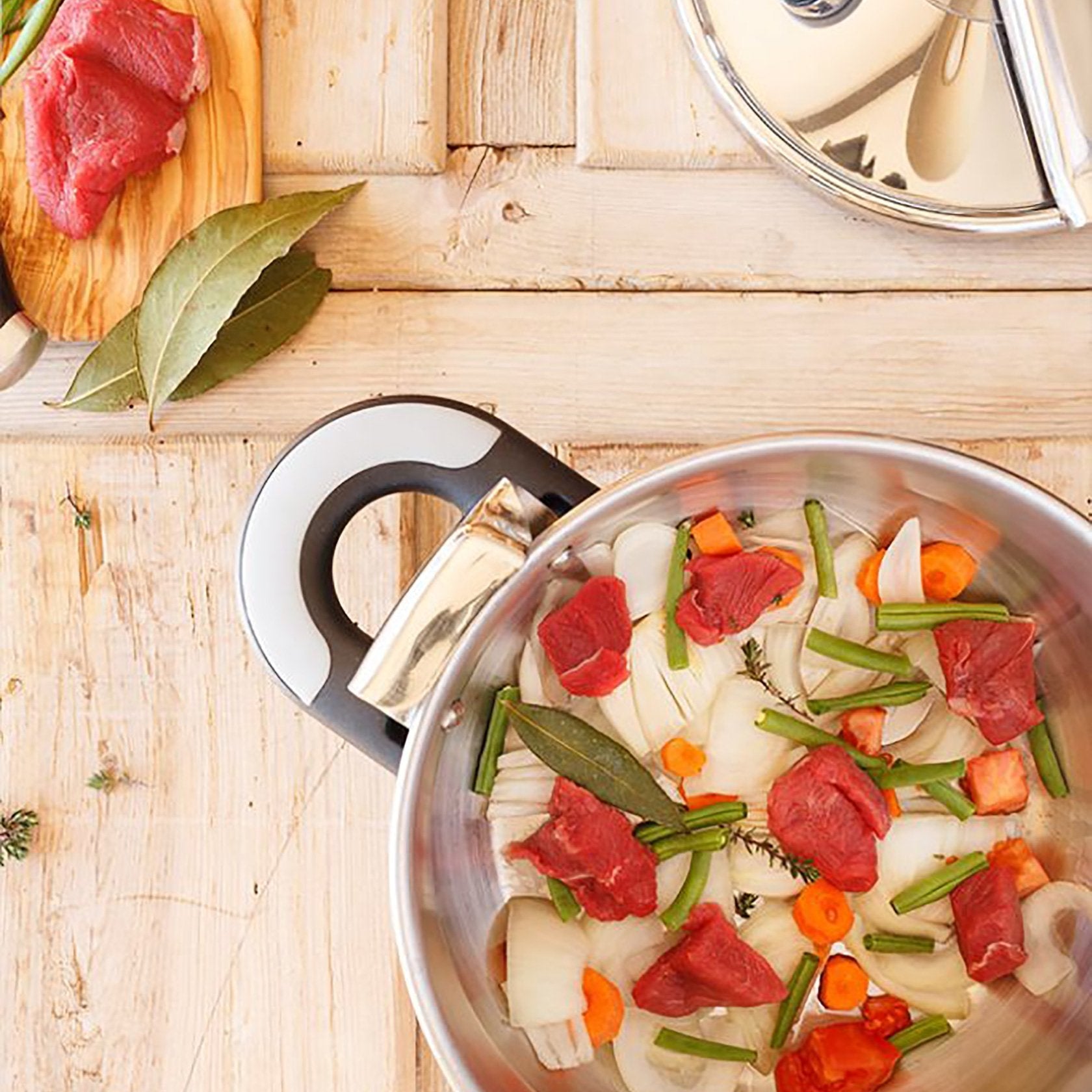 Olla A Presión Bra New Star A185504 Ø24cm 11l Acero Inoxidable Apta Para Inducción