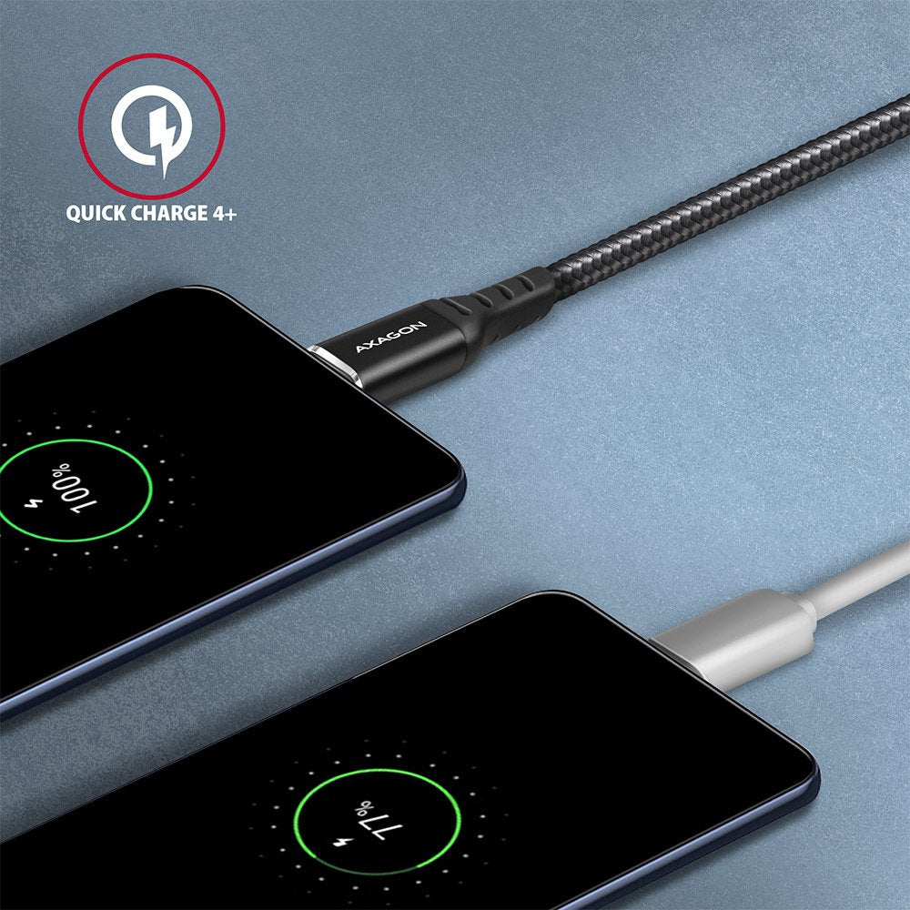 EAN 8595247906878 - Axagon BUCM-CM10AB cable USB USB 2.0 1 m USB C Negro imagen 5