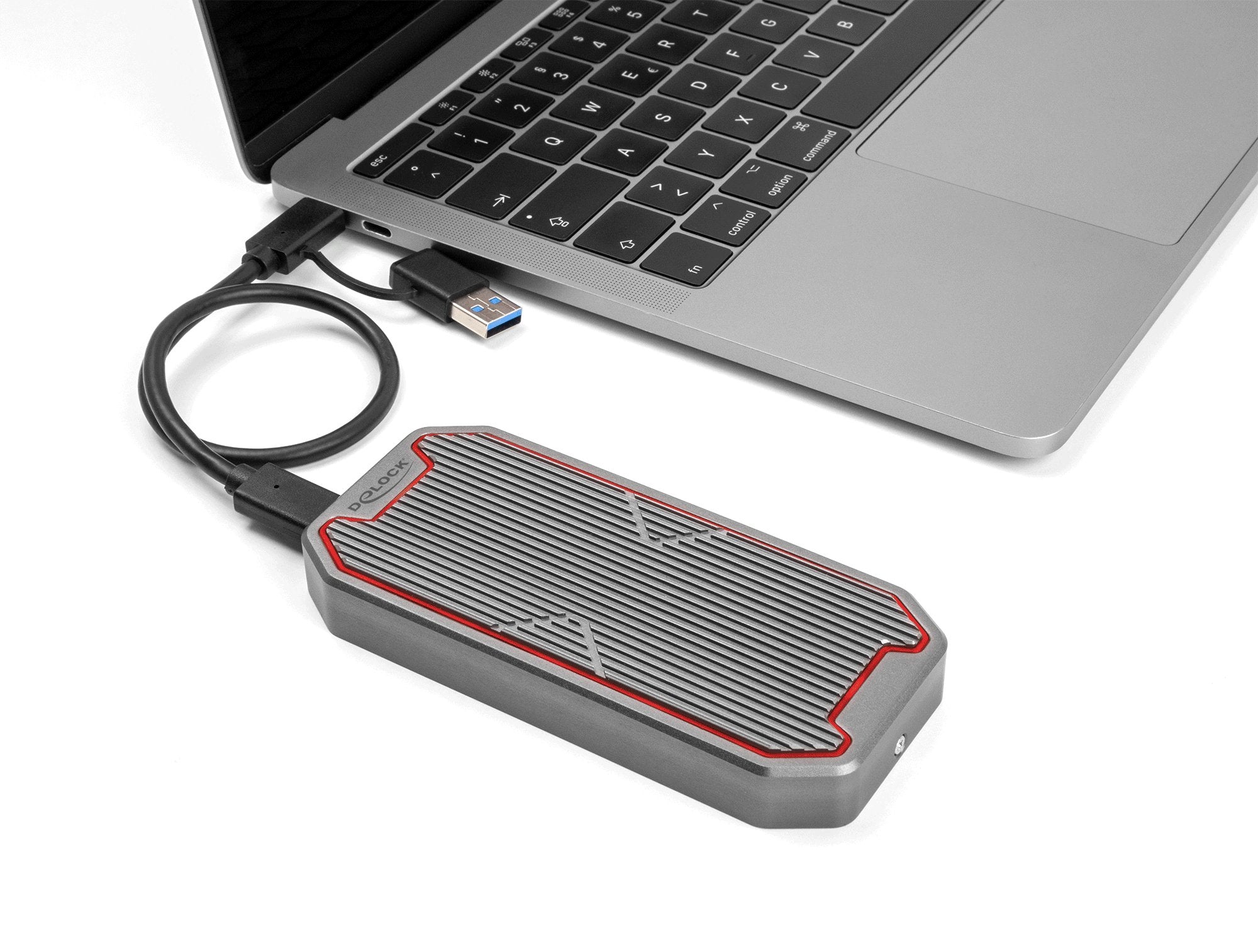 EAN 4043619420155 - DeLOCK 42015 caja para disco duro externo Caja externa para unidad de estado sólido (SSD) Gris imagen 5