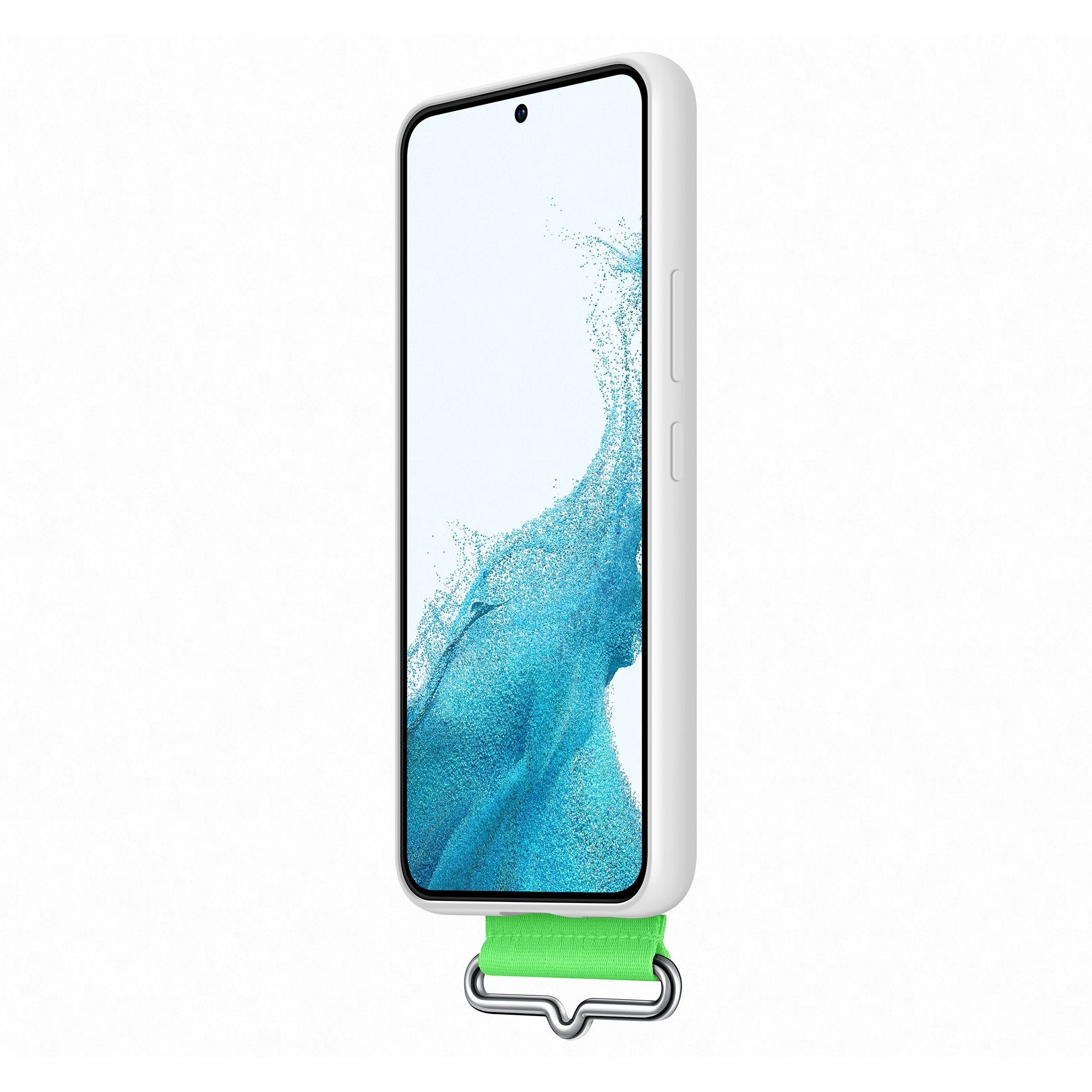 Funda Silico Samsung Galaxy S22 W/Strap Blanco