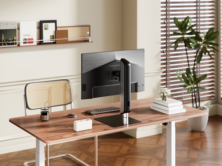 Soporte De Mesa Con Base Equip 650129 Para 1 Pantalla 17" - 49" Max. Vesa 100x100 Hasta 18kgs