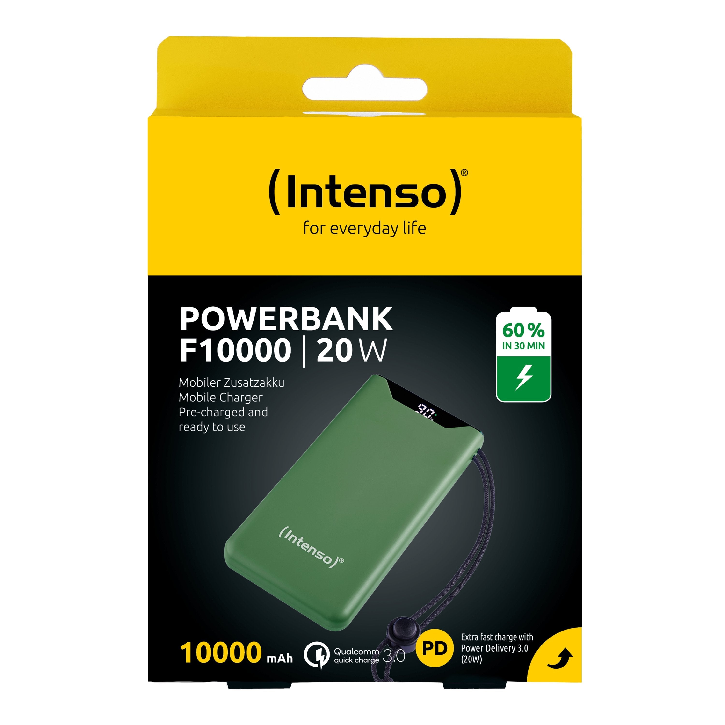 EAN 4034303034253 - Intenso 7332037 batería externa Polímero de litio 10000 mAh Verde imagen 2