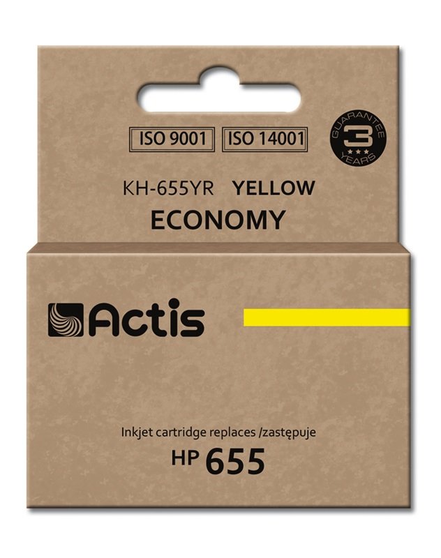 EAN 5901443095897 - Actis KH-655YR cartucho de tinta 1 pieza(s) Compatible Rendimiento estándar imagen 1