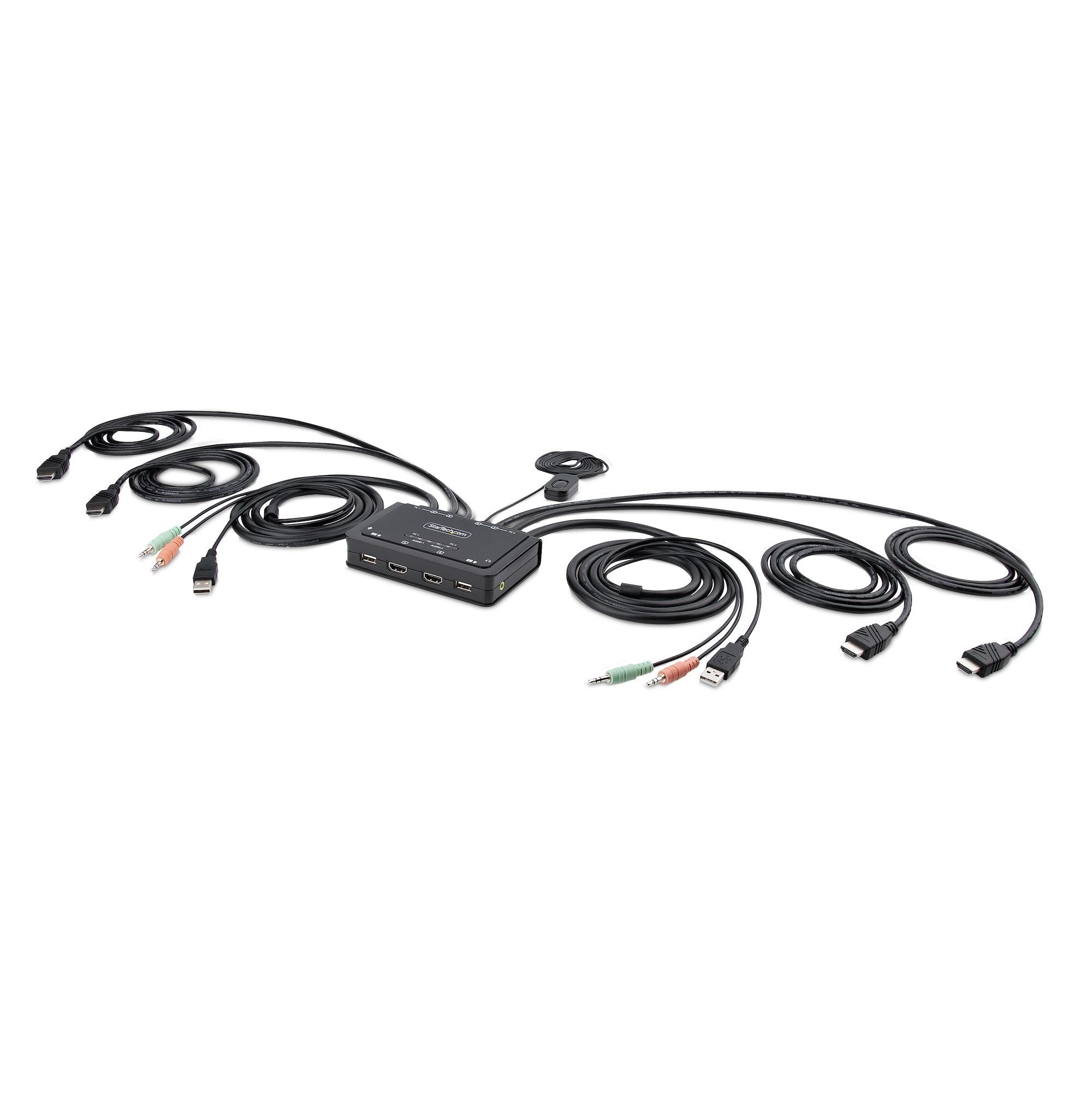 EAN 0065030899222 - StarTech.com C2-DH46-UA2-CBL-KVM interruptor KVM Negro imagen 1