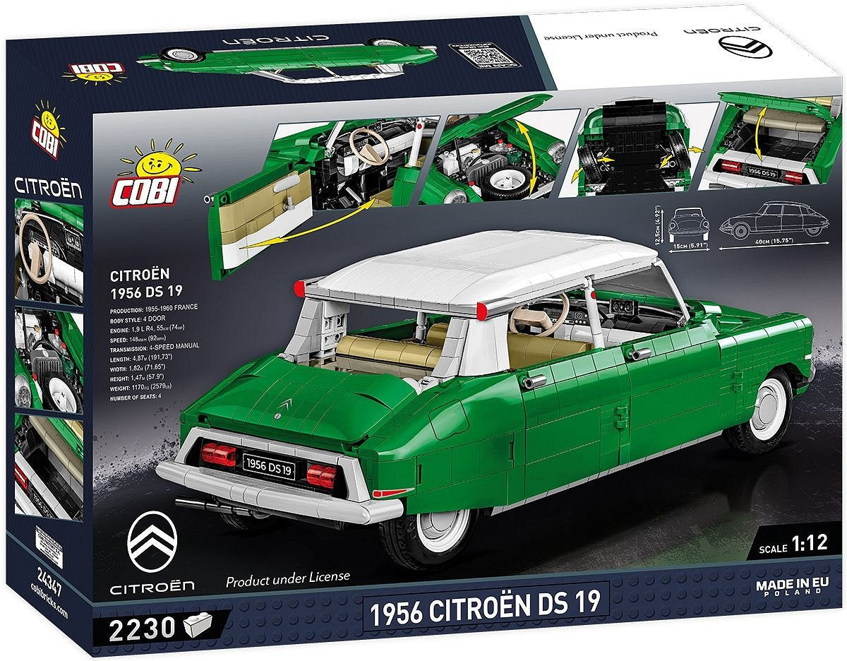 EAN 5902251243470 - COBI Citroen DS 19 1956 imagen 9