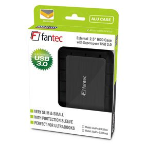 Caja Fantec Alupro U3 (Negra) 2.5", Usb 3.0