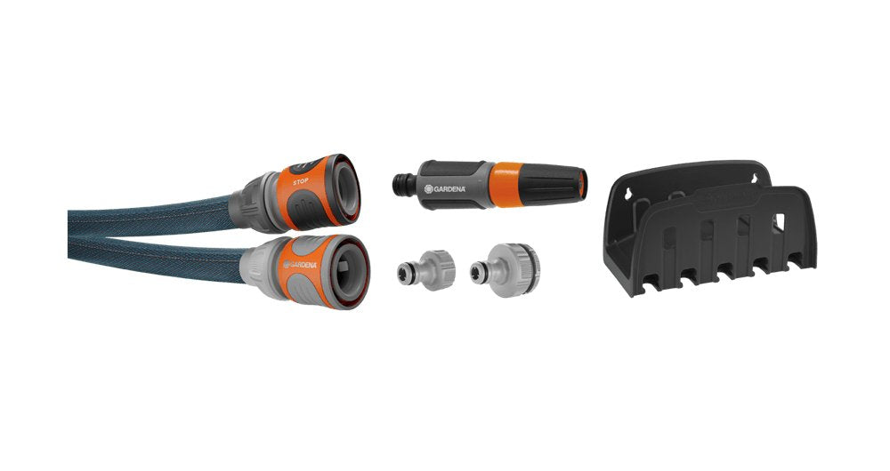 EAN 4066407501829 - Gardena 18466-20 manguera de jardín 15 m Cloruro de polivinilo (PVC) Negro, Azul imagen 2