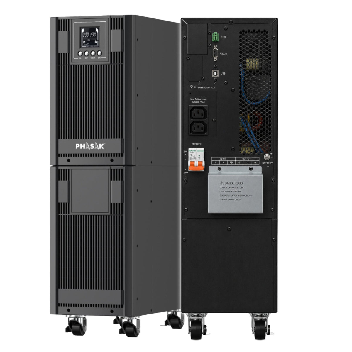 EAN 0745604518895 - Phasak PH 8060 sistema de alimentación ininterrumpida (UPS) Doble conversión (en línea) 6 kVA 5400 W 0 sa imagen 1