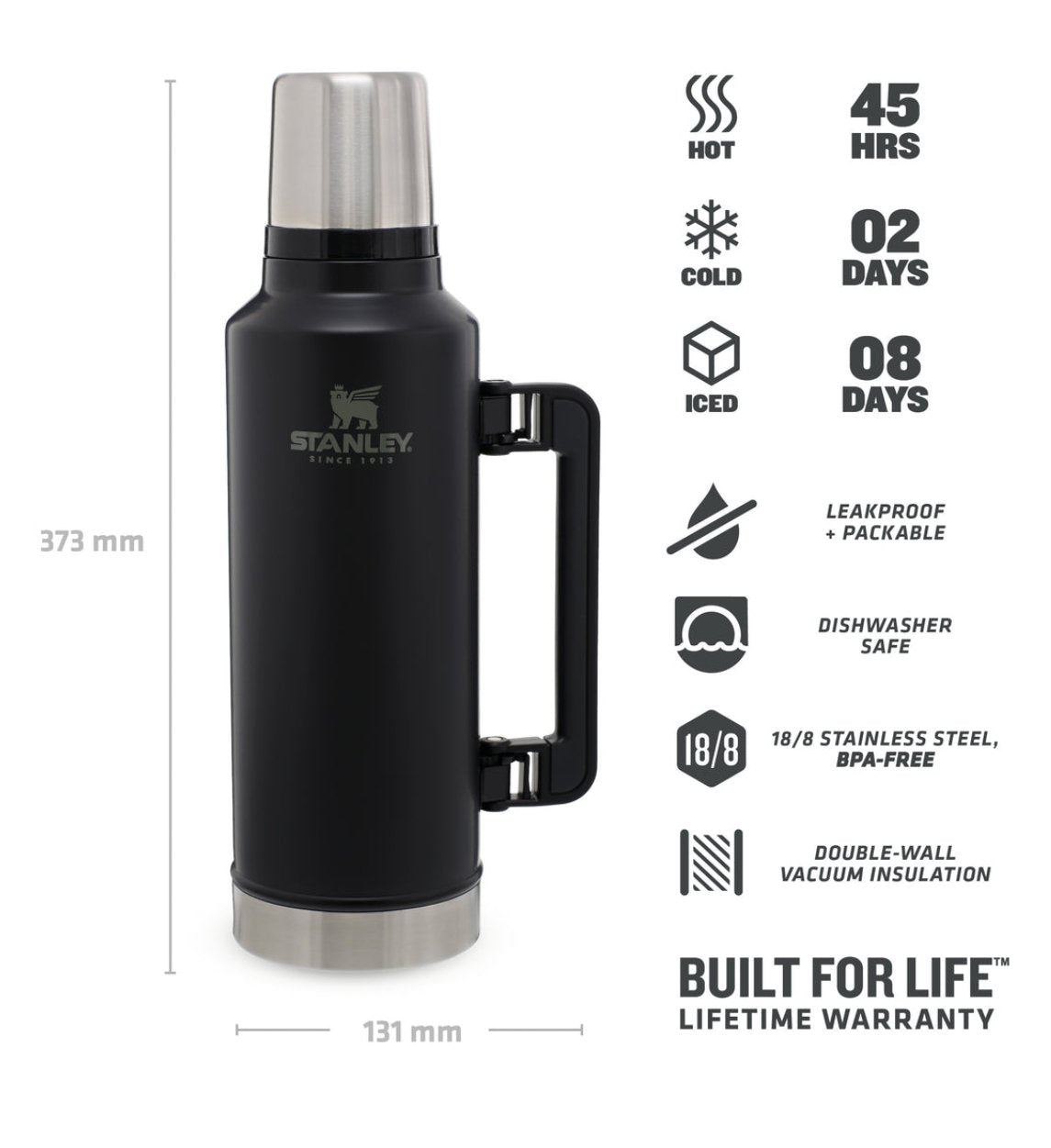 EAN 6939236347594 - Stanley 10-07934-004 termo 1,9 L Negro imagen 3