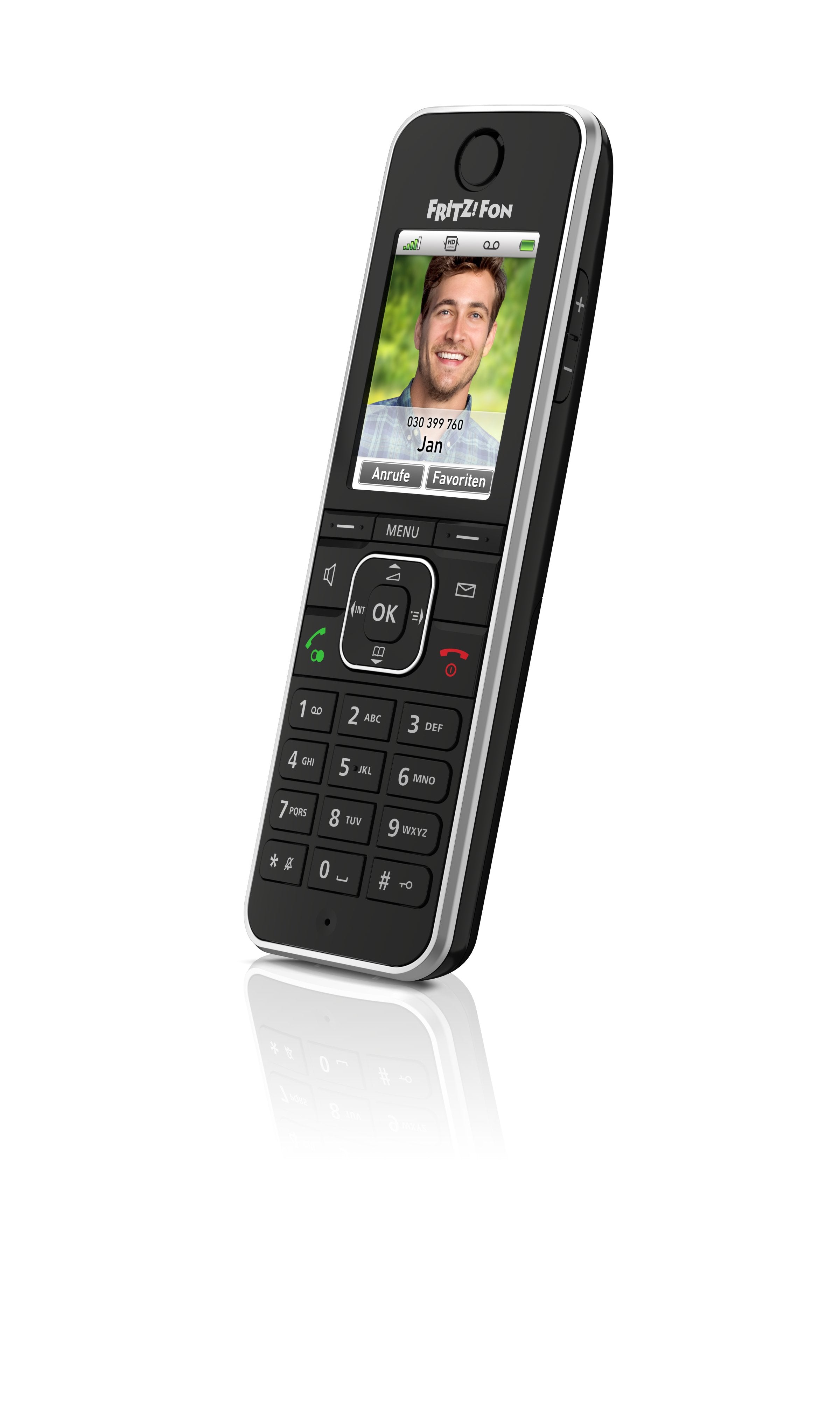 EAN 4023125029646 - Fon FRITZ! C6 Teléfono DECT Identificador de llamadas Negro imagen 3