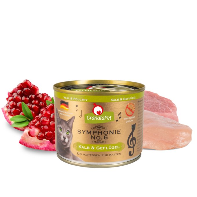 Granatapet Symphonie No.6 Veal And Poultry - Comida Húmeda Para Gatos - 200g