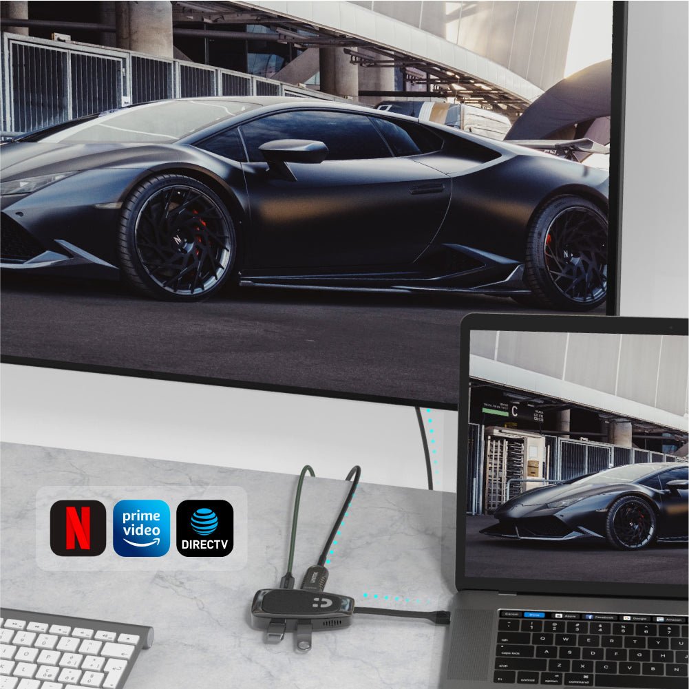 Unitek Hub Usb-C 10 Gbps, Hdmi 2.0, Usb-C, Pd 100w