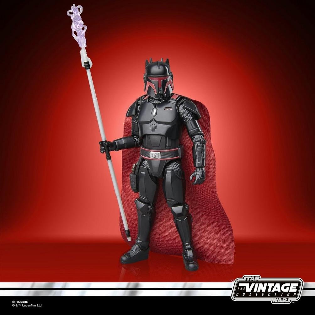 Figura Moff Gideon Dark Trooper Armor The Mandalorian Star Wars 9,5cm