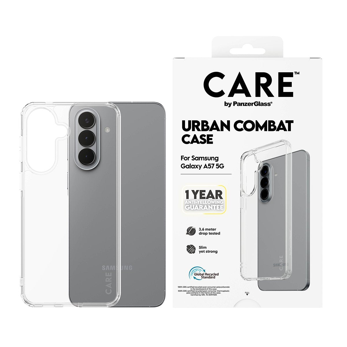 EAN 5715685034206 - PanzerGlass CARE™ by ® Urban Combat Case Transparent Samsung Galaxy A57 5G funda para teléfono móvil 17 c imagen 2