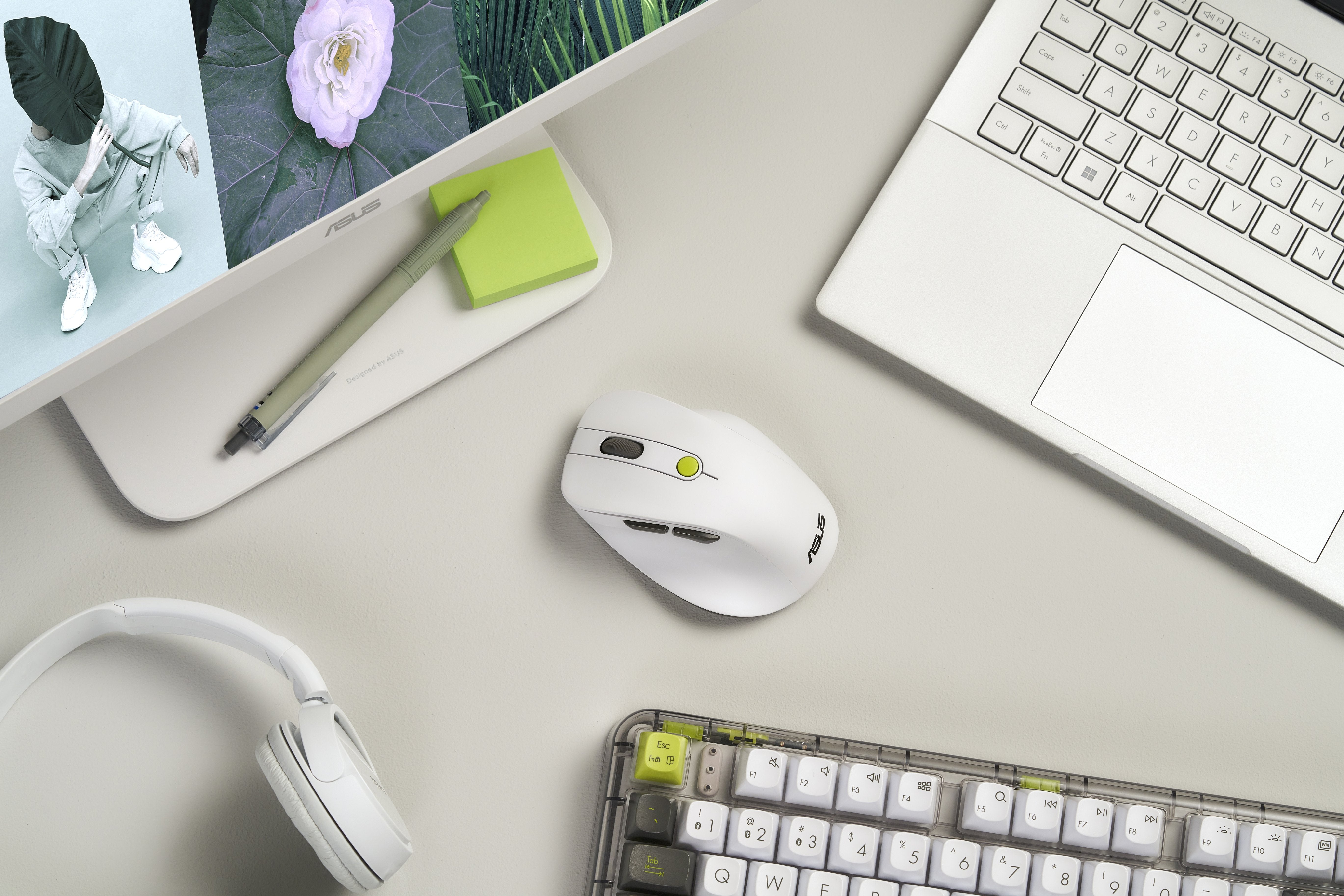Raton Asus Md105 Wireless 2400dpi Volt Verde