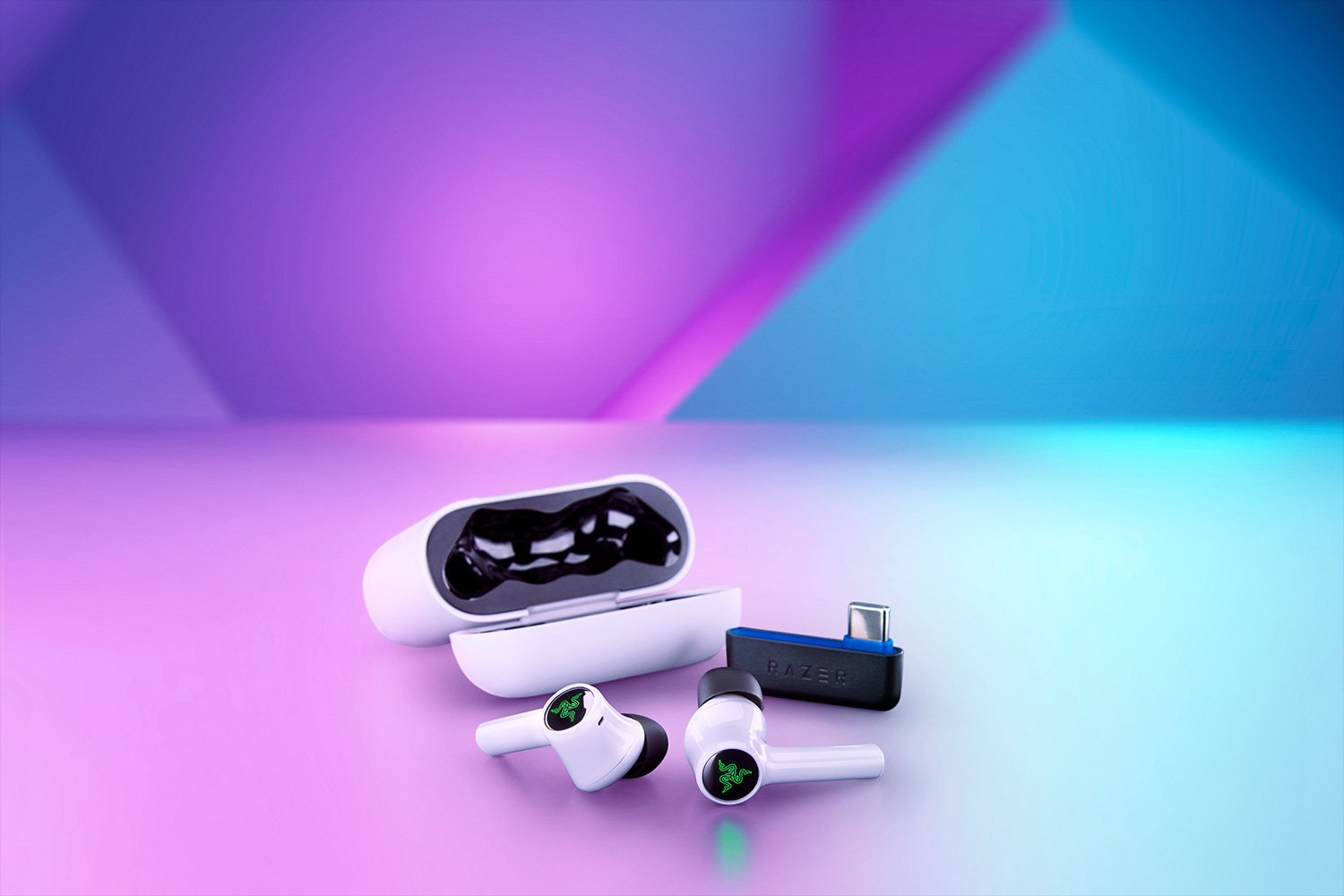 EAN 8887910060360 - Razer Hammerhead HyperSpeed Auriculares Inalámbrico Dentro de oído Juego Bluetooth Blanco imagen 13