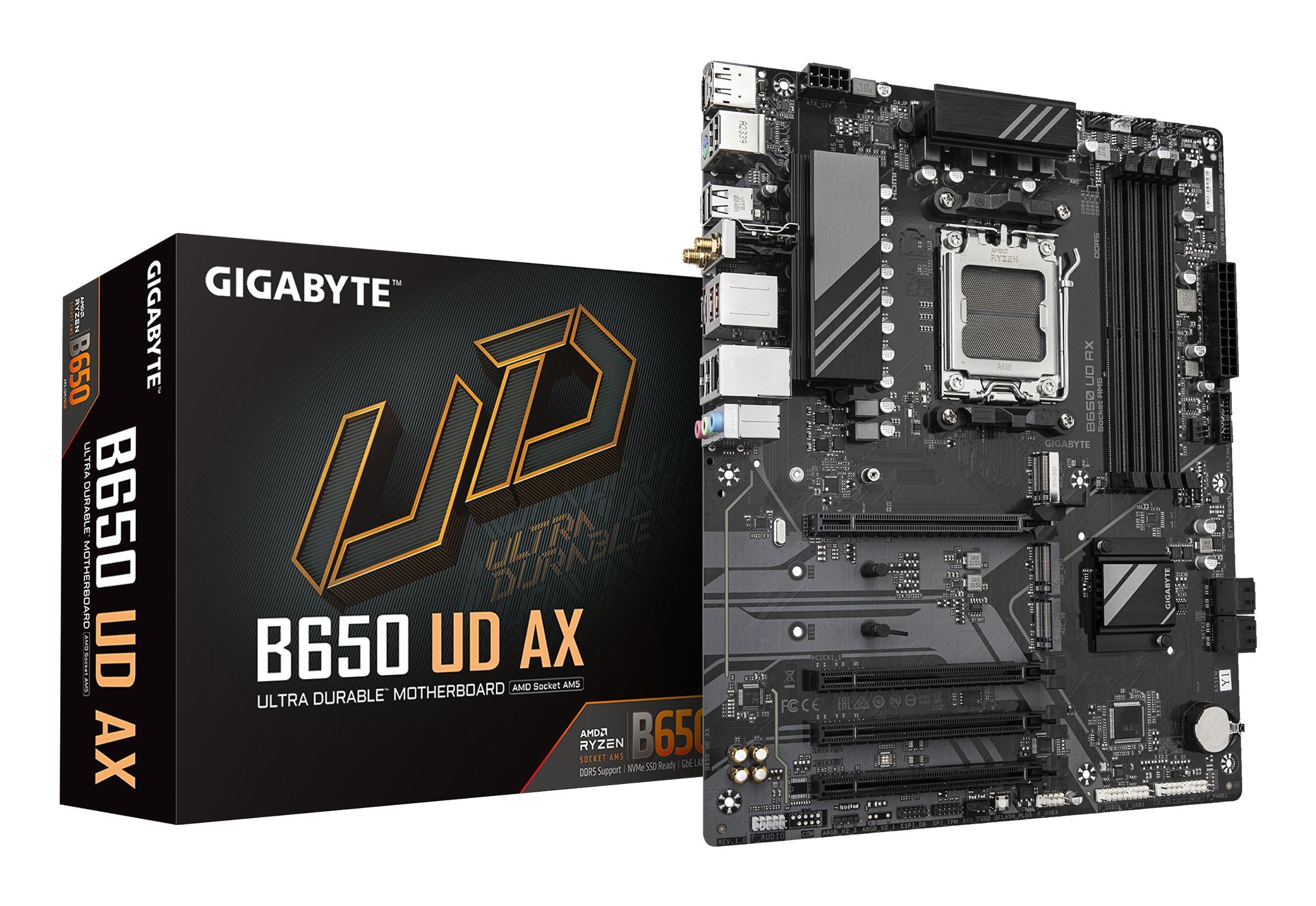 EAN 4719331863944 - GIGABYTE B650 UD AX placa base AMD B650 Zócalo AM5 ATX imagen 1