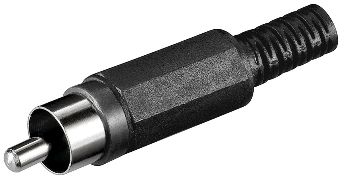 Goobay 11277 Conector Rca Negro