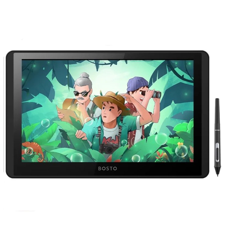 EAN 6972288300339 - BOSTO BT-12HDK tableta digitalizadora Negro 5080 líneas por pulgada 258 x 145 mm USB imagen 1
