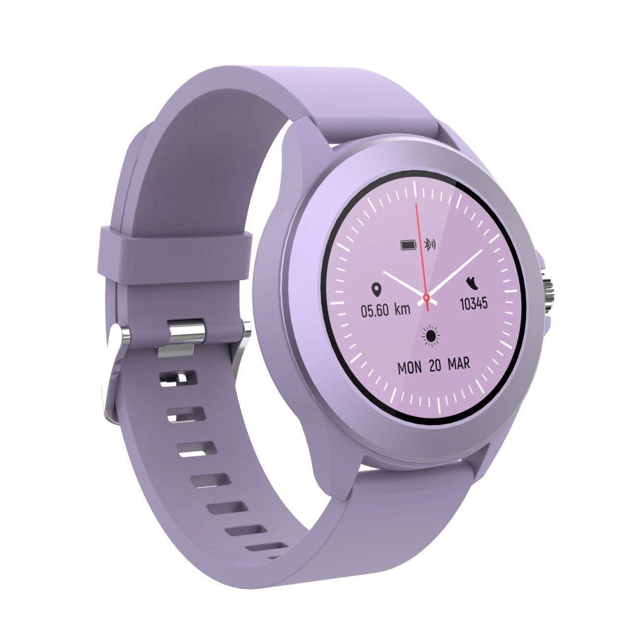 Smartwatch Forever Colorum Cw-300 Notificaciones Frecuencia Cardíaca Purpura