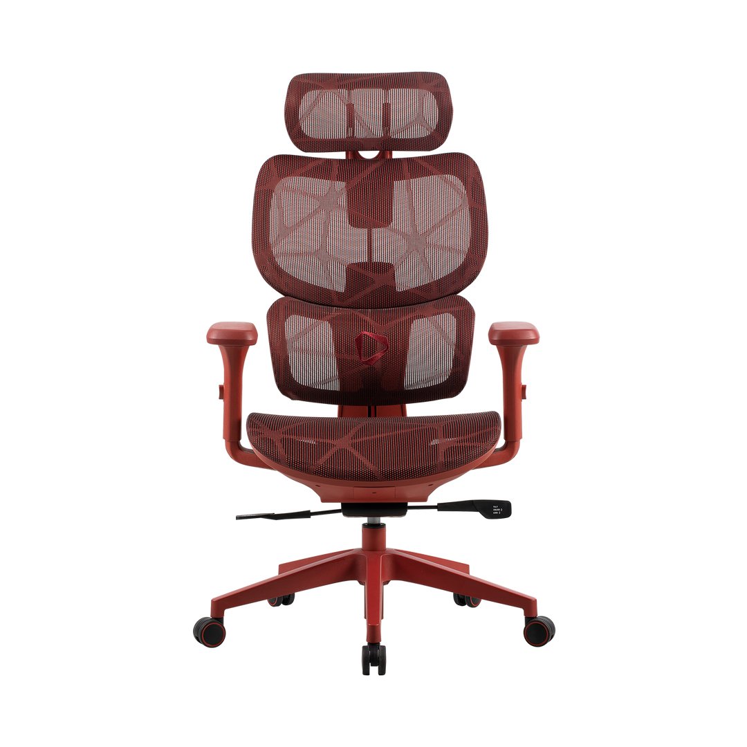 Silla De Oficina Onex Ventra Premium De Malla, Roja