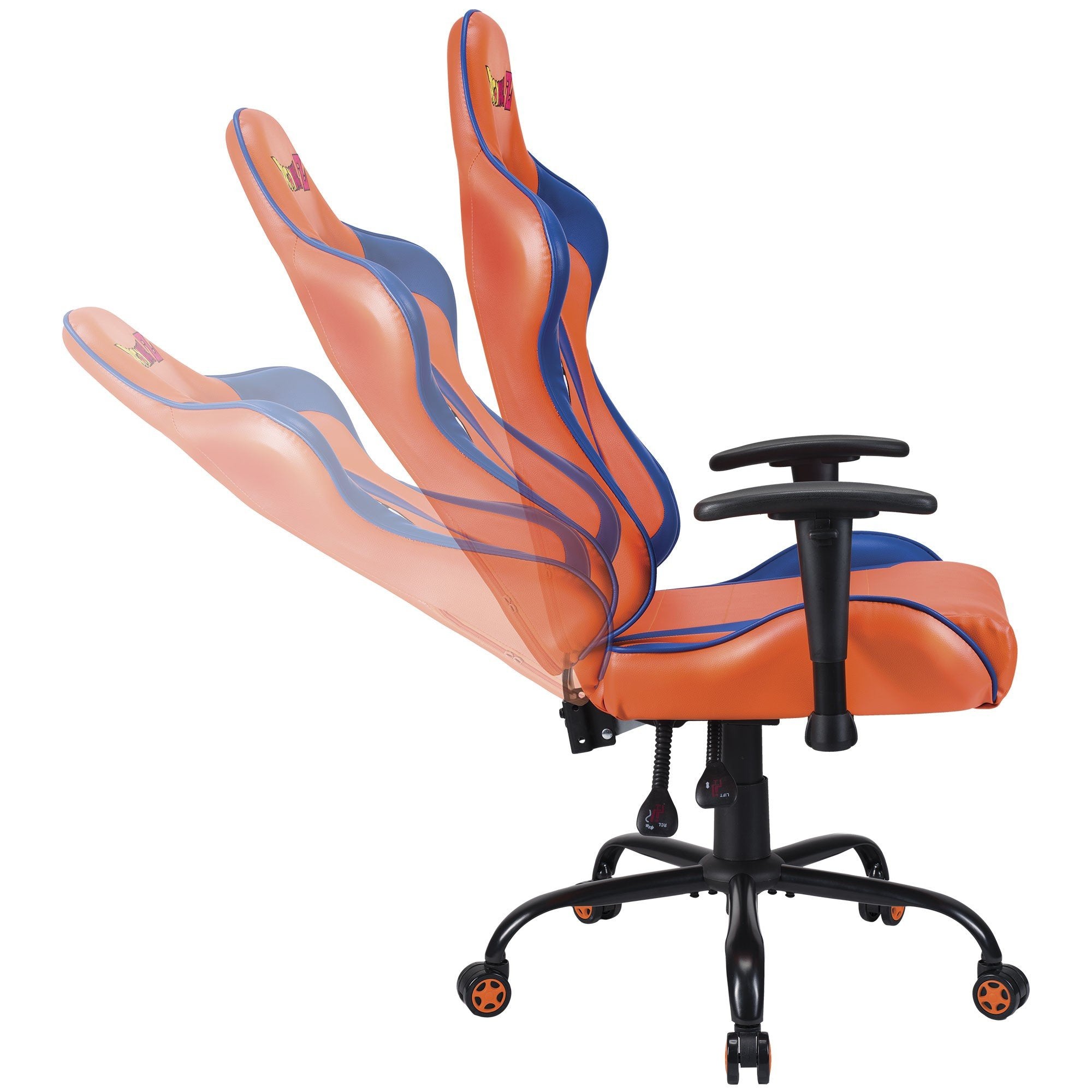 EAN 3701221701727 - Subsonic DBZ Silla para videojuegos de PC Asiento acolchado tapizado Gris, Naranja imagen 7
