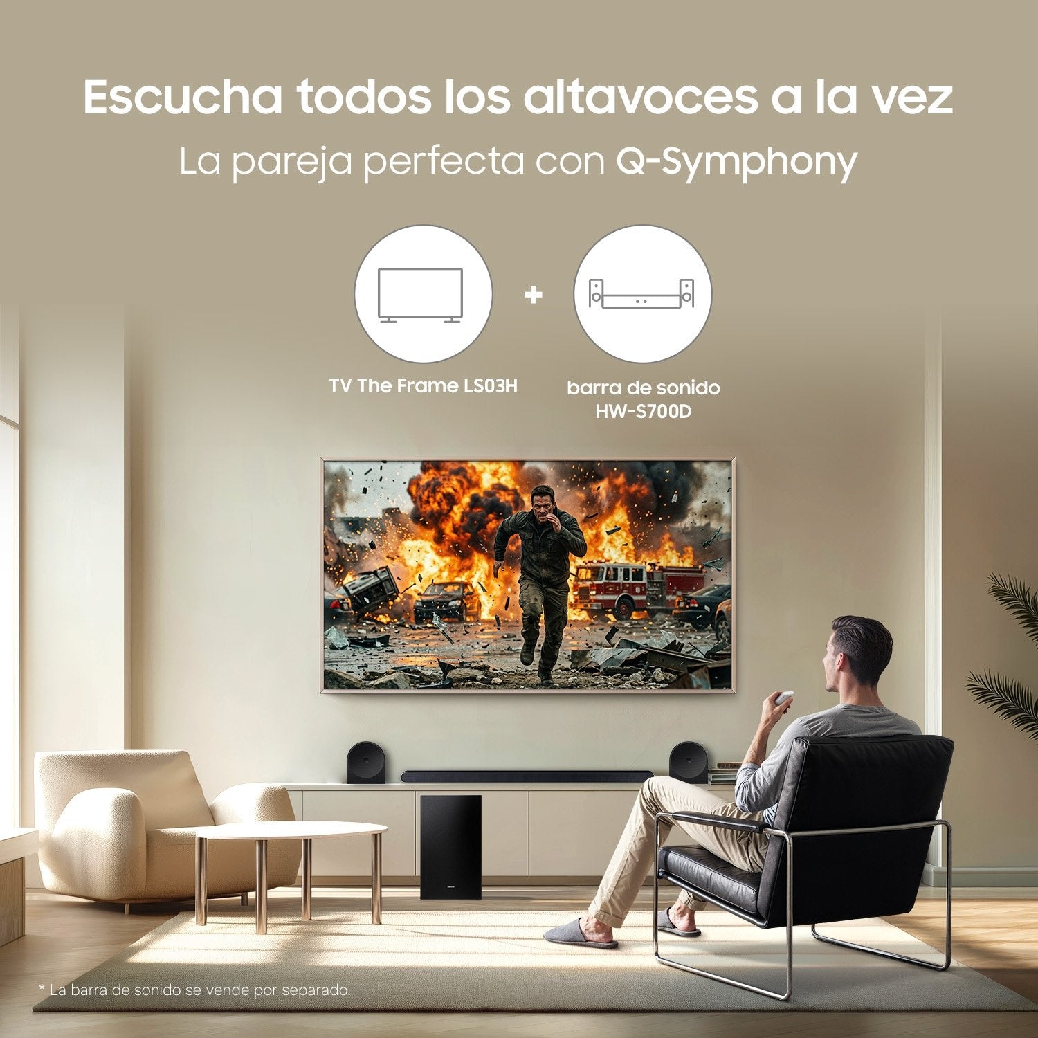 Televisor Samsung The Frame Tv 55" Ls03he 4k Sin Reflejos Vision Ai Smart Tv (2026)