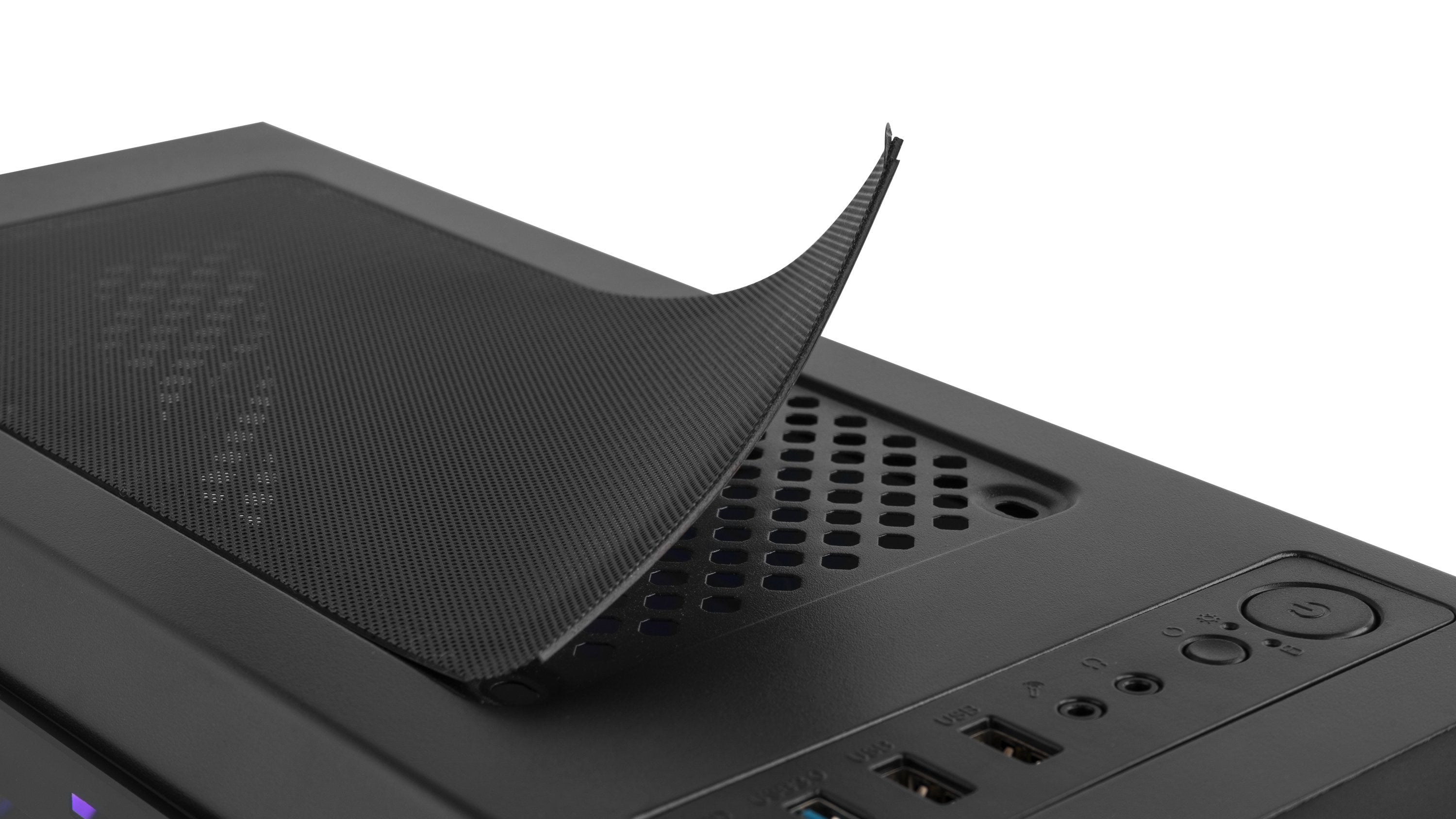 Caja Pc Nox Atx Hummer Tgm Rainbow 1xusb3.0 2xusb2.0 Negro Rgb