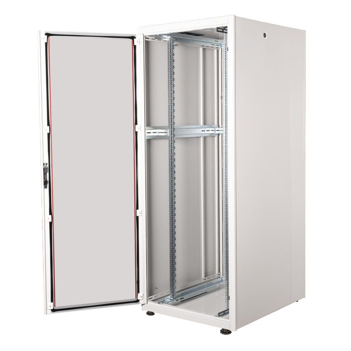 Roline 19-Zoll Netzwerkschrank Basic 42 He, 800x1000 Bxt Glastr Grau