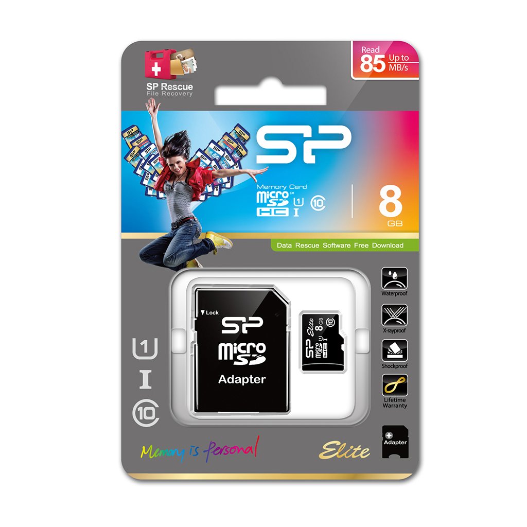 EAN 4712702628135 - Silicon Power Elite 8GB microSDHC UHS-I Clase 10 imagen 2