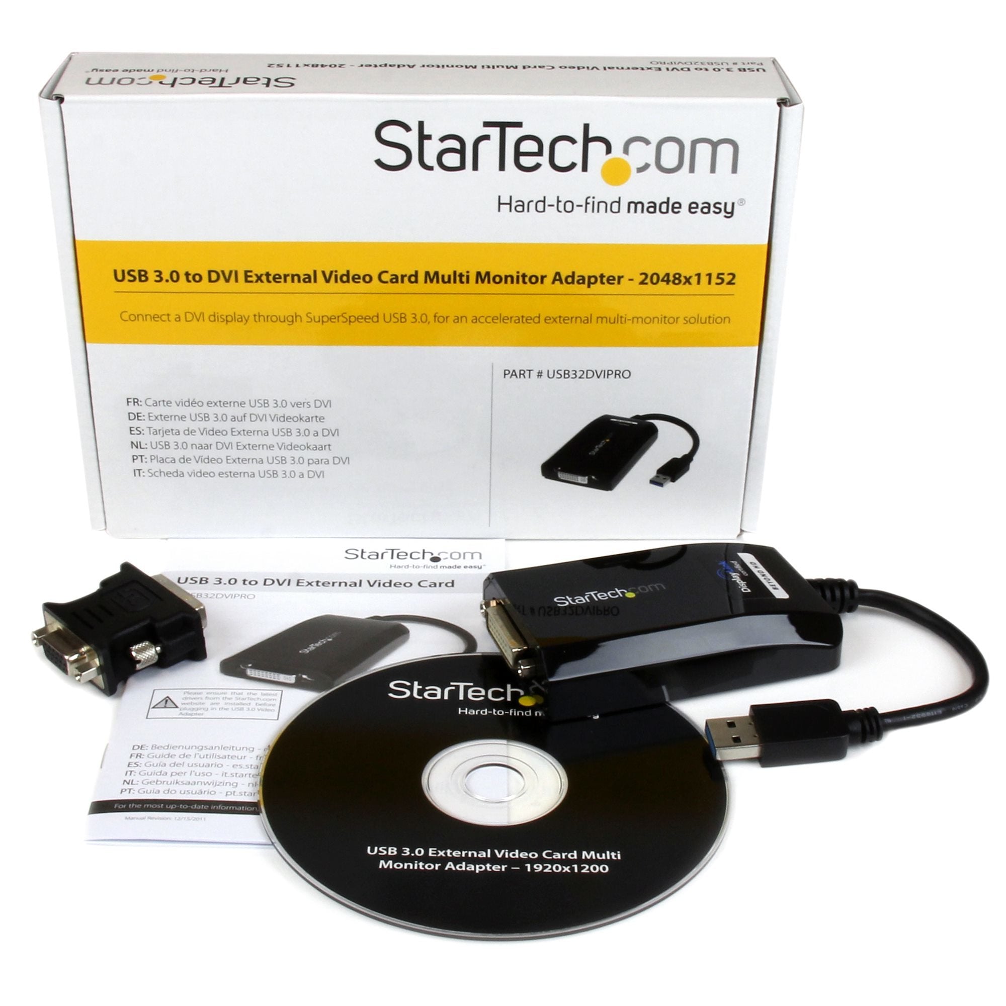 Startech Cable Adaptador Video Dvi Usb 3.0 Convers