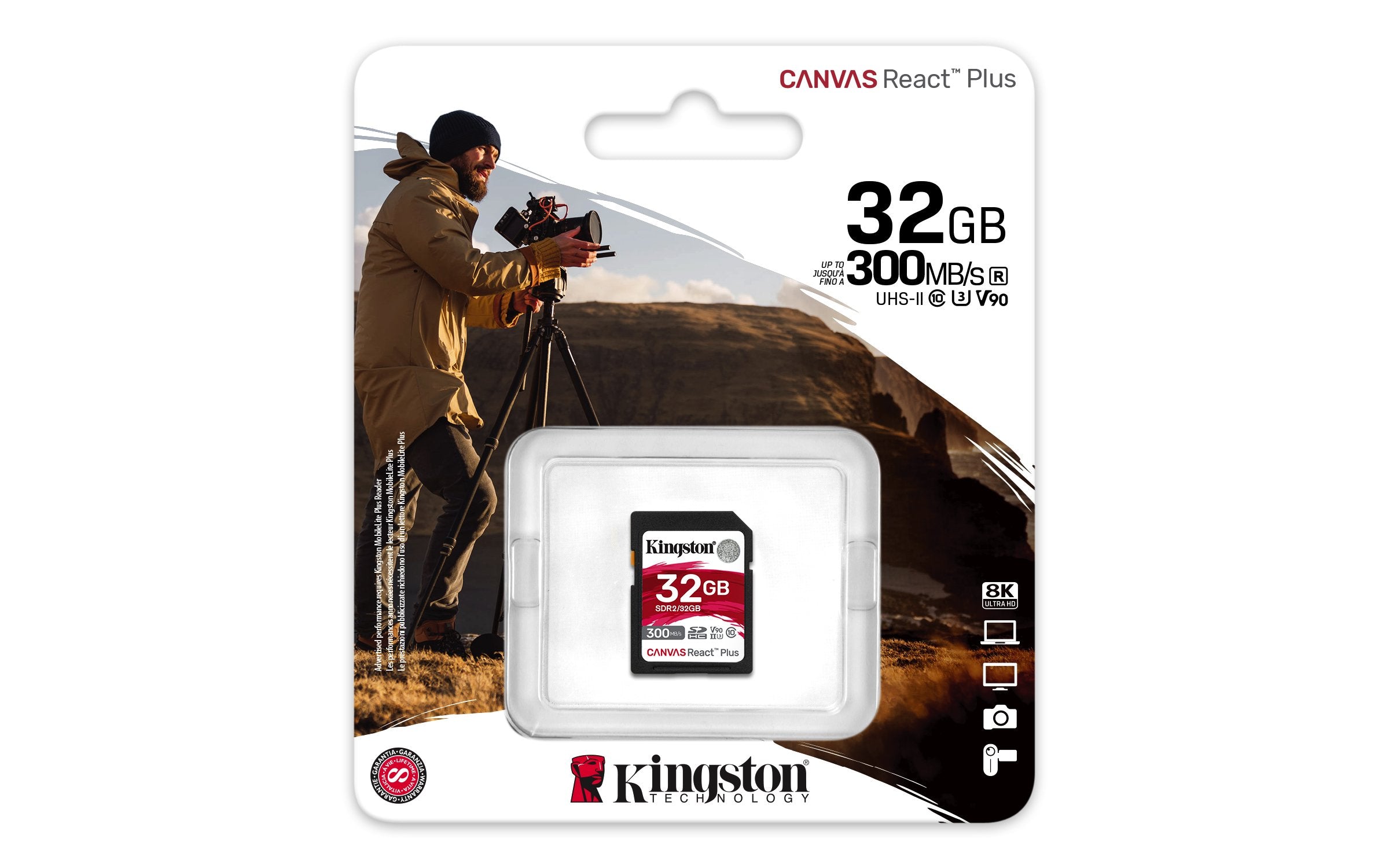 EAN 0740617301946 - Kingston Technology Canvas React Plus SD Clase 10 imagen 3