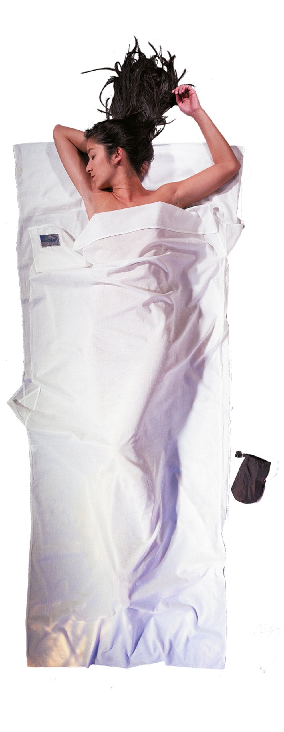 Saco De Dormir Cocoon Ect13 Adulto Rectangular Algodón Blanco