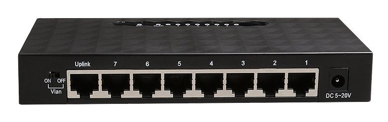 EAN 8435364316696 - iggual GES8000 No administrado Gigabit Ethernet (10/100/1000) Negro imagen 2
