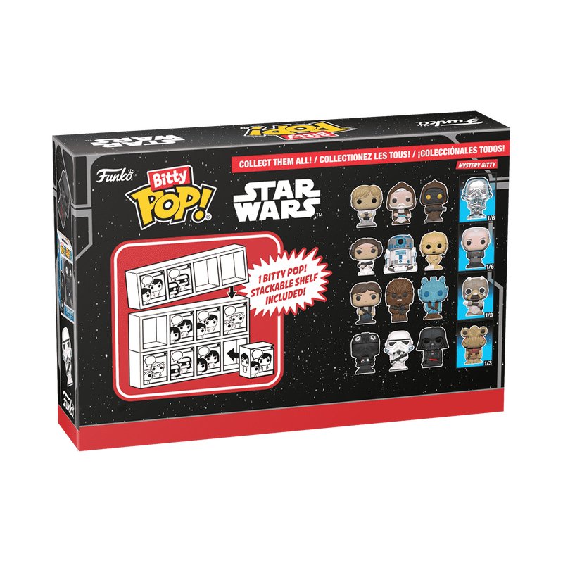 Blister 4 Figuras Bitty Pop Star Wars Han Solo