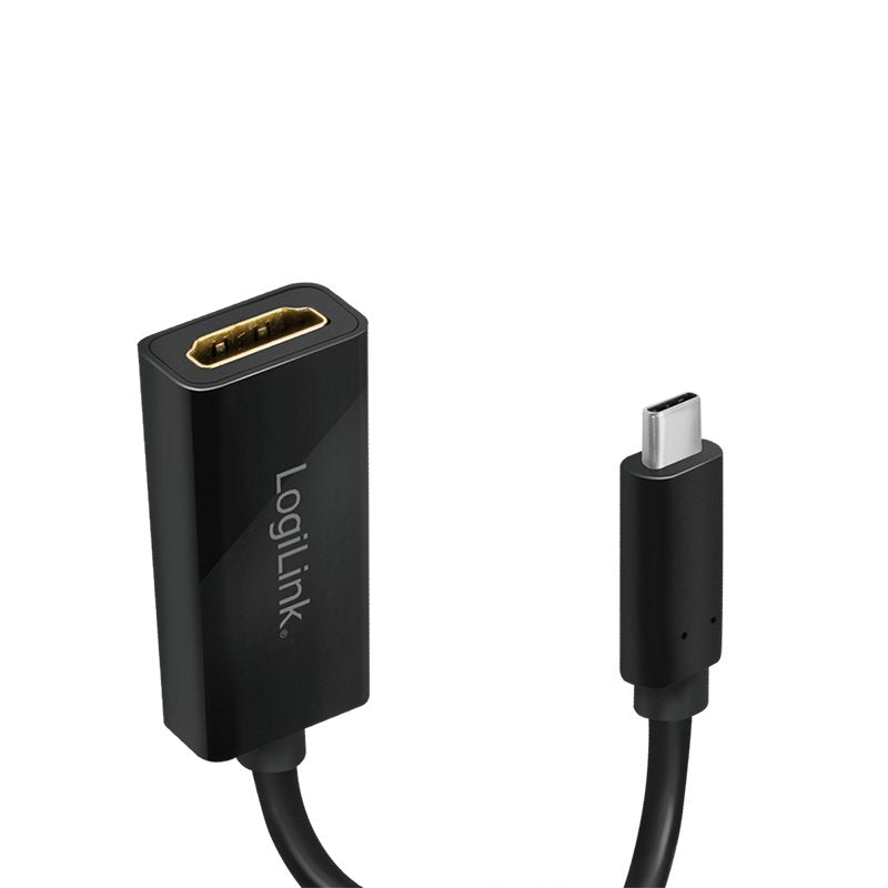 Adaptador Usb C Macho A Hdmi Hembra 0.15m 4k/60hz, 1080p Negro Logilink
