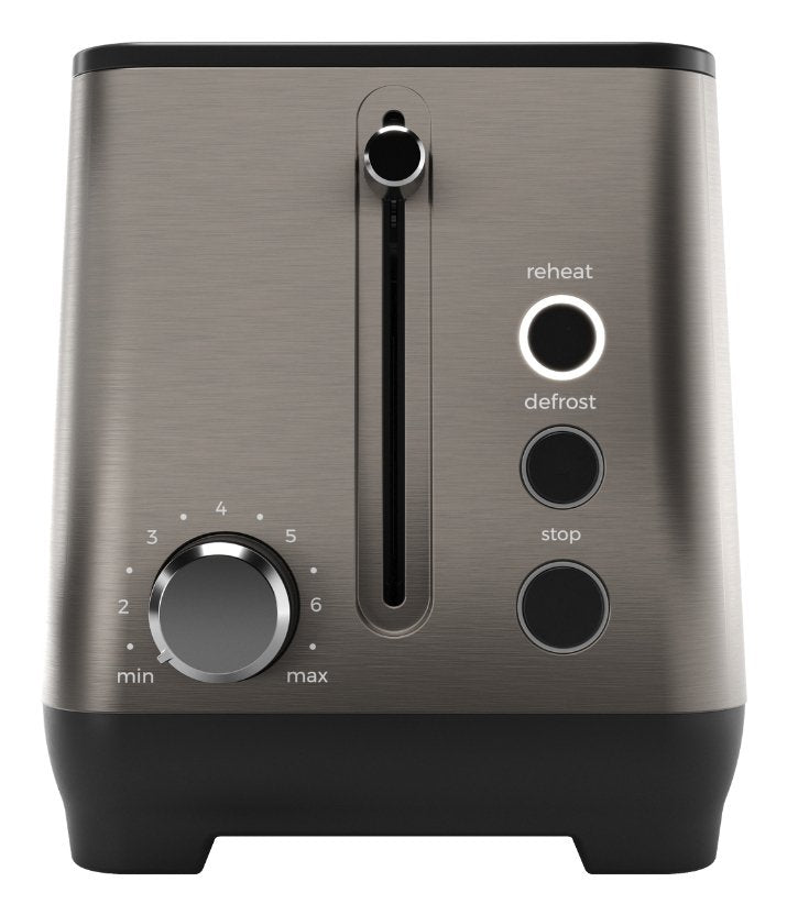 EAN 8435256810158 - Aiwa KOTAN 7 2 rebanada(s) 1000 W Negro, Acero inoxidable imagen 4