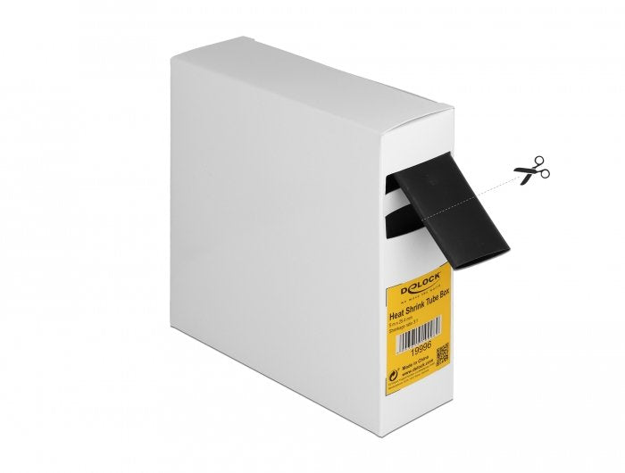 Delock Schrumpfschlauch Box 5m X 25,4mm Negro
