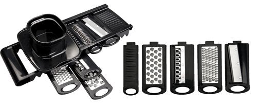 EAN 8411922077568 - Ibili 772400 cortador de verduras en espiral o rallador manual Rallador plano Negro imagen 1