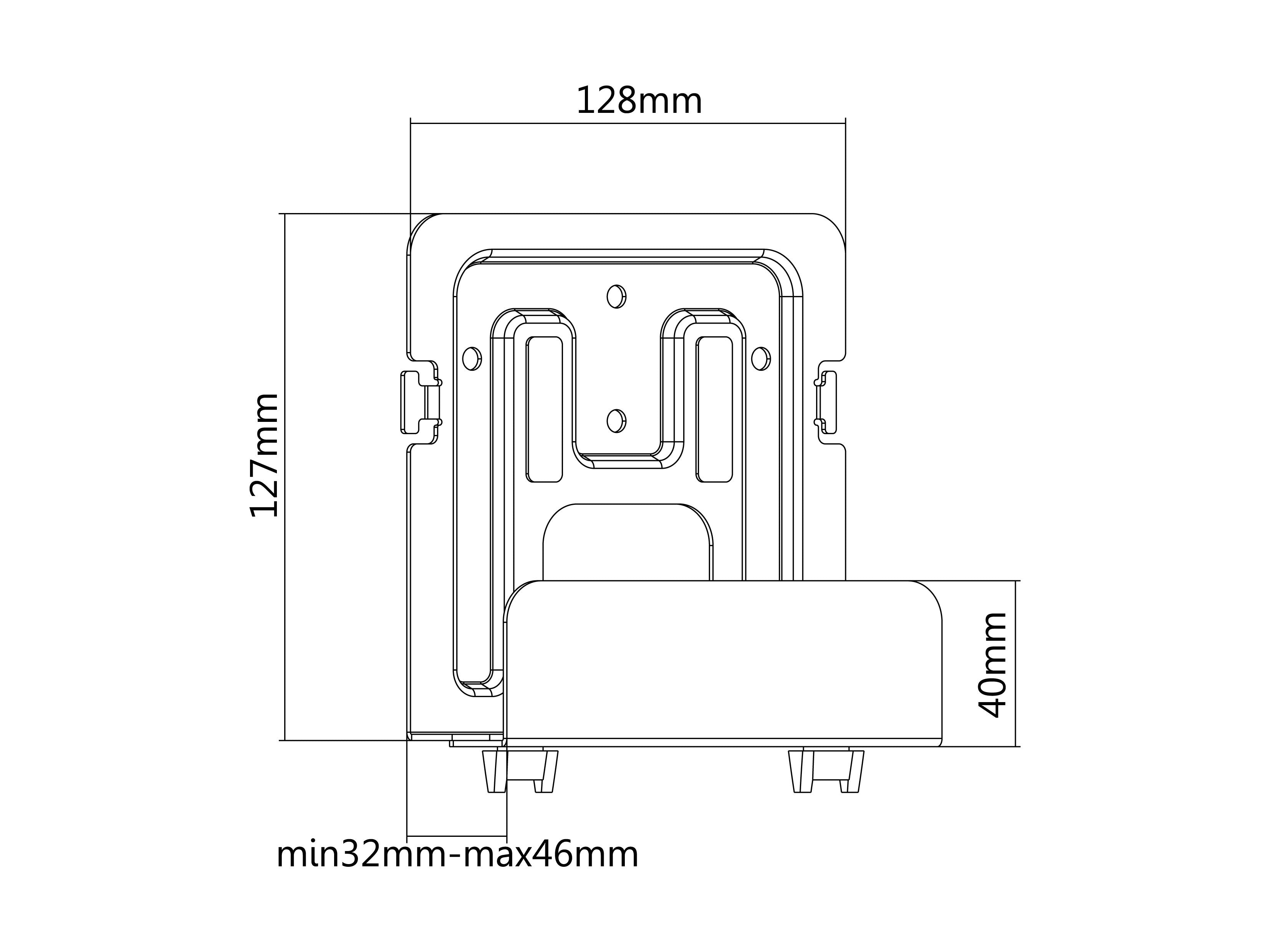 Equip Wandhalterung Para Audio Video Geräte Faltbar Max.1kg